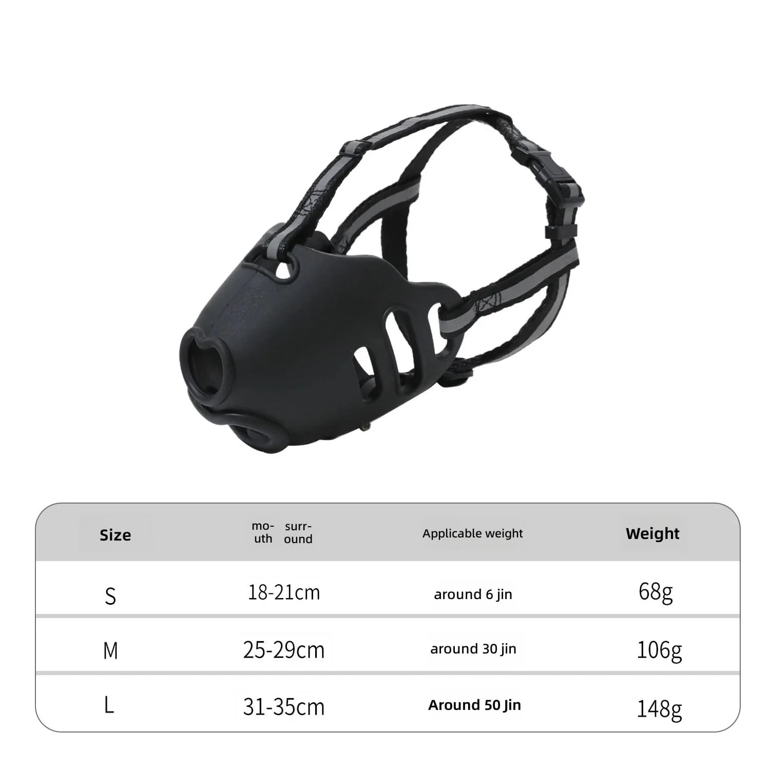Adjustable, breathable dog muzzle to prevent biting, ideal for outdoor training - 6